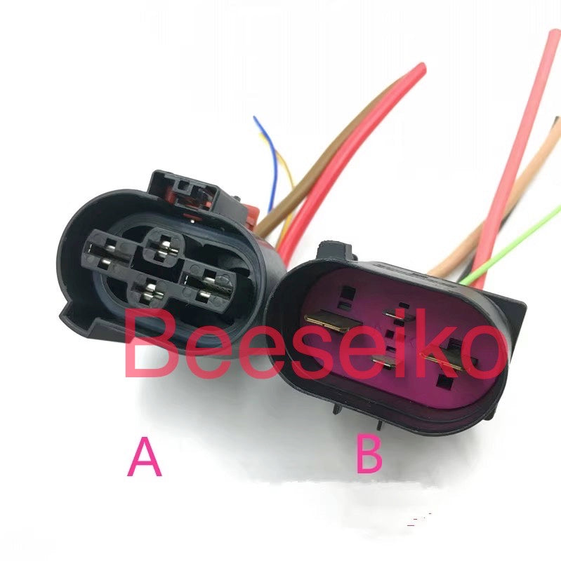 1J0906444 1K0906234 Radiator fan harness plug wire plug Female plug male plug For Volkswagen AUDI