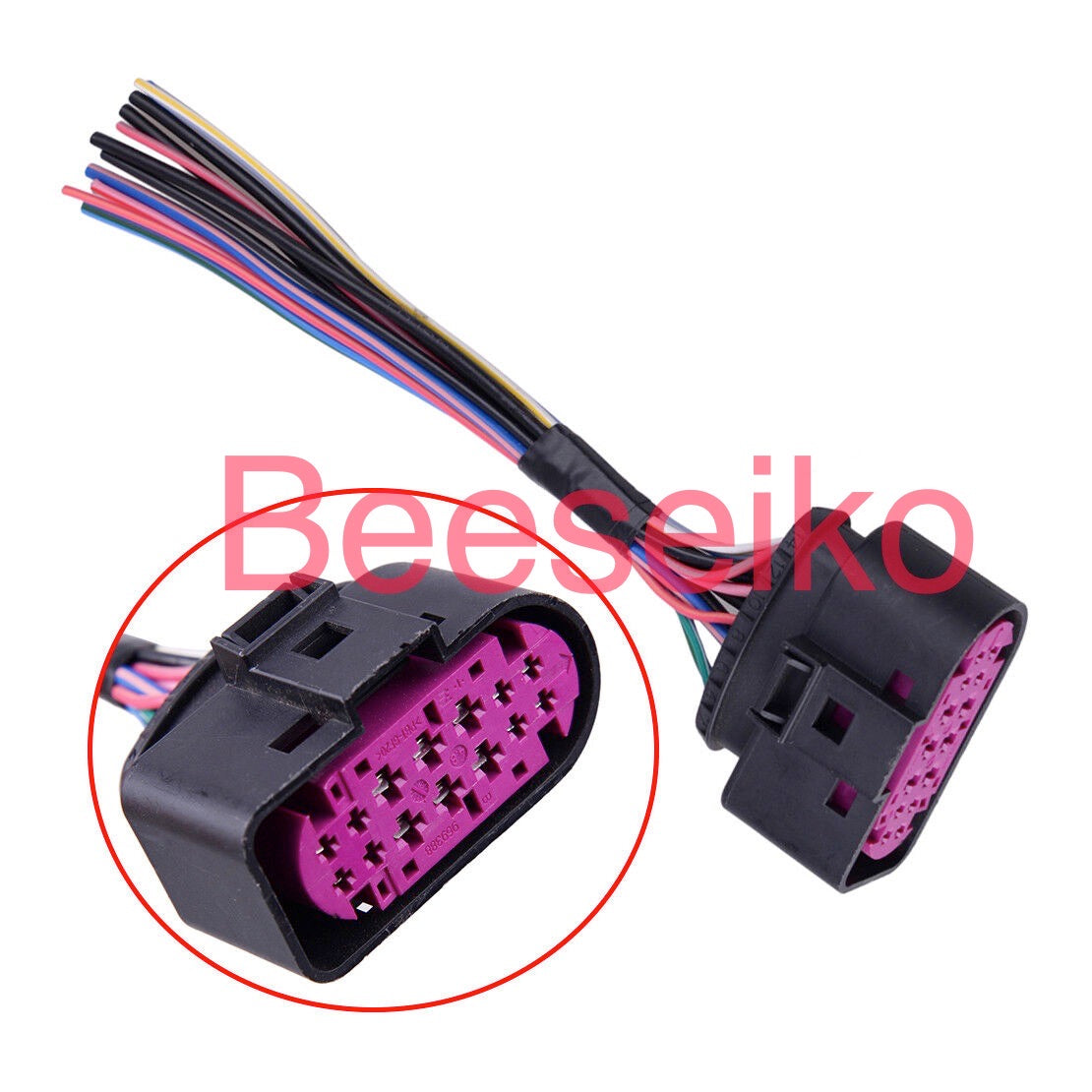 1J0973737 Headlamp Headlight connect plug connector housing plug Socket Connector Connector Wiring Plug  Wiring Harness Plug For Volkswagen AUDI Skoda