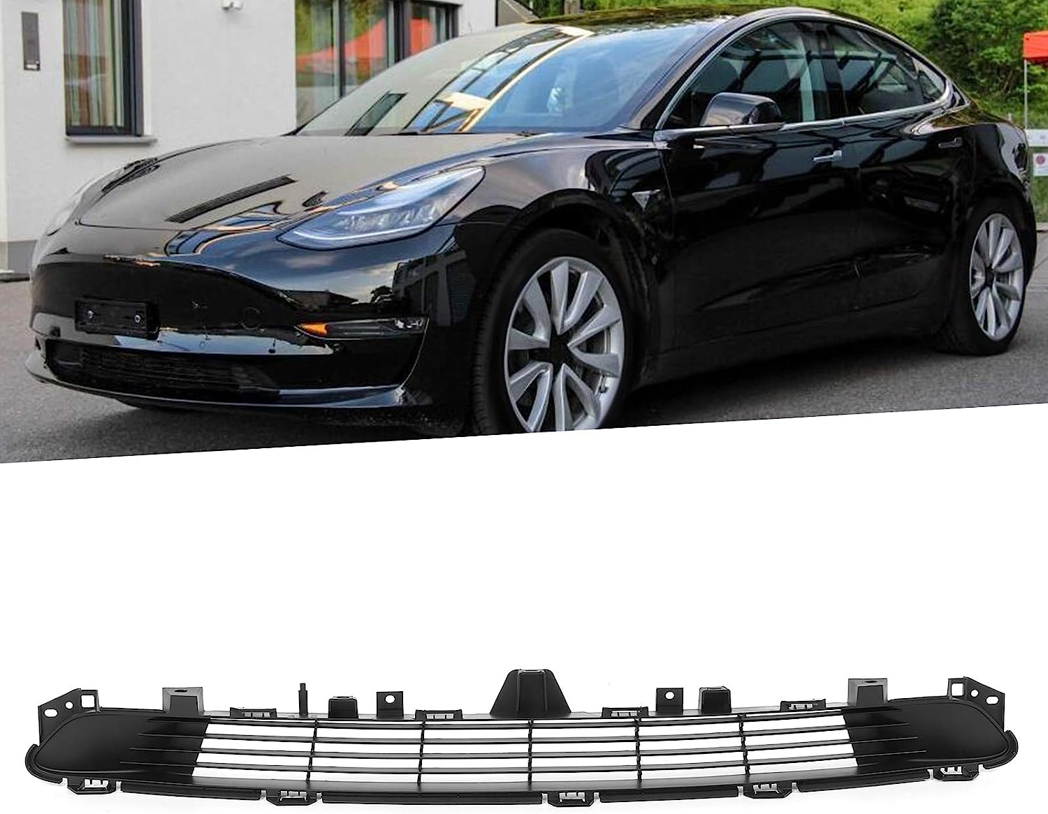 Front Bumper Lower Grille Fitment for 2017-2020 Tesla Model 3 1085927-00-C  108592700C